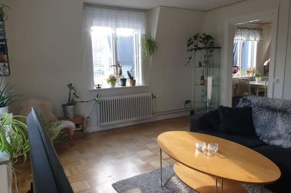 2 rok 52 kvm i Haga med egen ingång