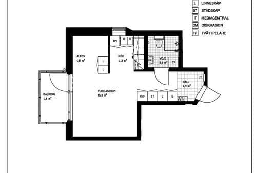 Mysig etta högt upp i Bosvedjan